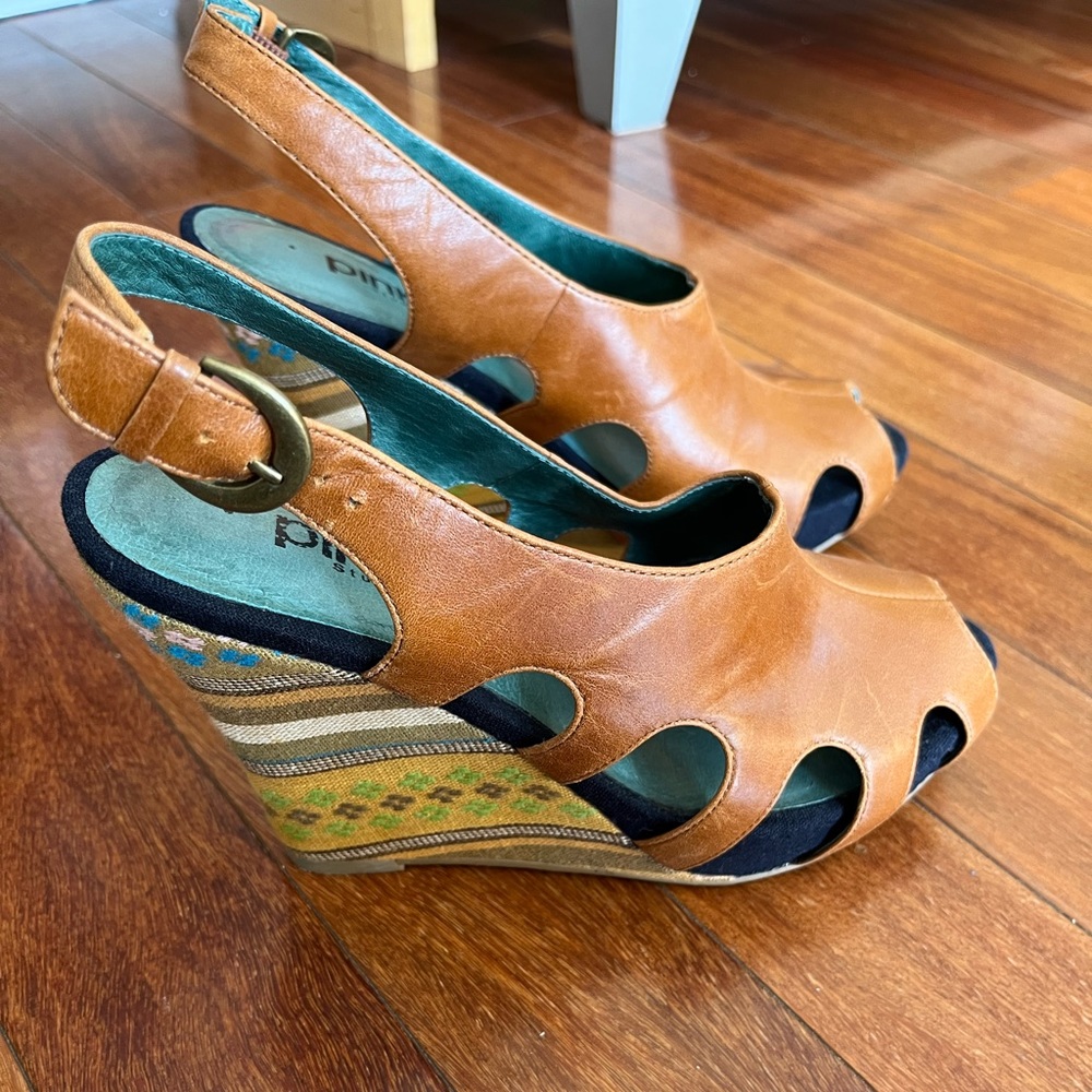Pink Studio from Anthropologie wedge sandal